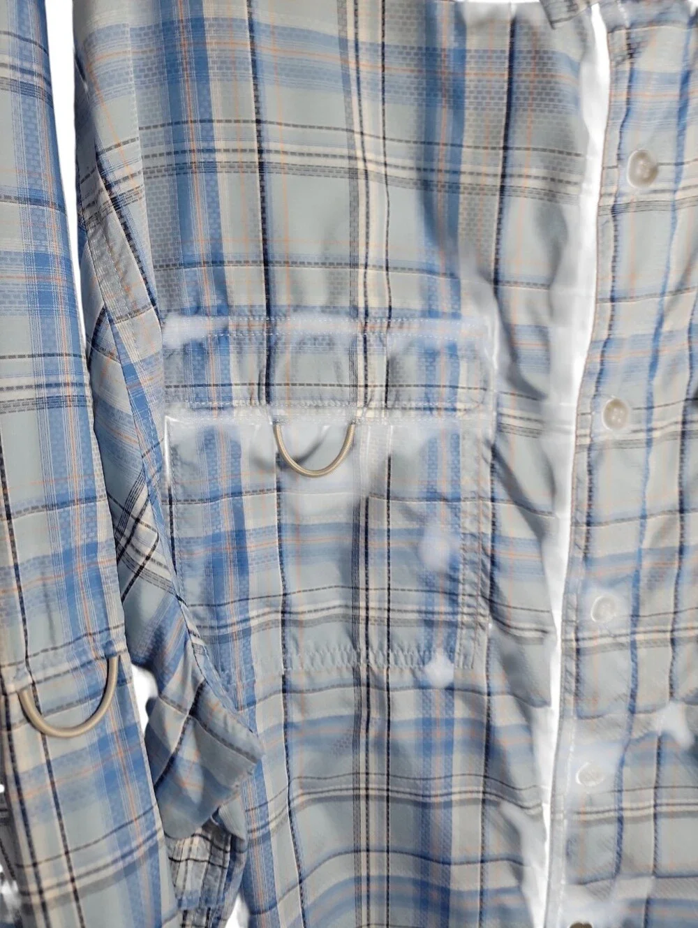 Field & Stream men's plaid fishing  button down shirt size XXL moisture wicking